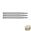Target Quartz Points Silver 32 mm
