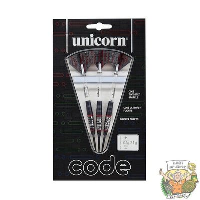 Unicorn Code Black Red 80% Tungsten darts