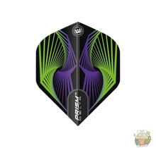 Spiral Groen en Paarse Dart flights - Delta Extra Thick