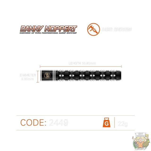 Danny Noppert Freeze Edition 90% Tungsten darts
