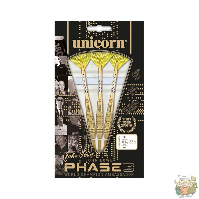 W.C. John Lowe P3 90% Tungsten darts