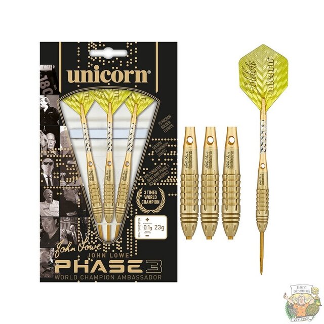 W.C. John Lowe P3 90% Tungsten darts