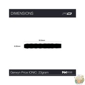 Gerwyn Price Ionic 90% Tungsten darts