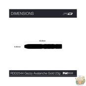 Gerwyn Price Avalanche-Pro Gold 90% Tungsten darts