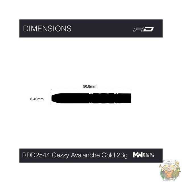 Gerwyn Price Avalanche-Pro Gold 90% Tungsten darts