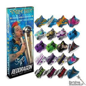 Peter Wright Snakebite Double World Champion Flight Collection