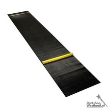 Dartmat Rubber + oche  330 x 60 - Gele oche