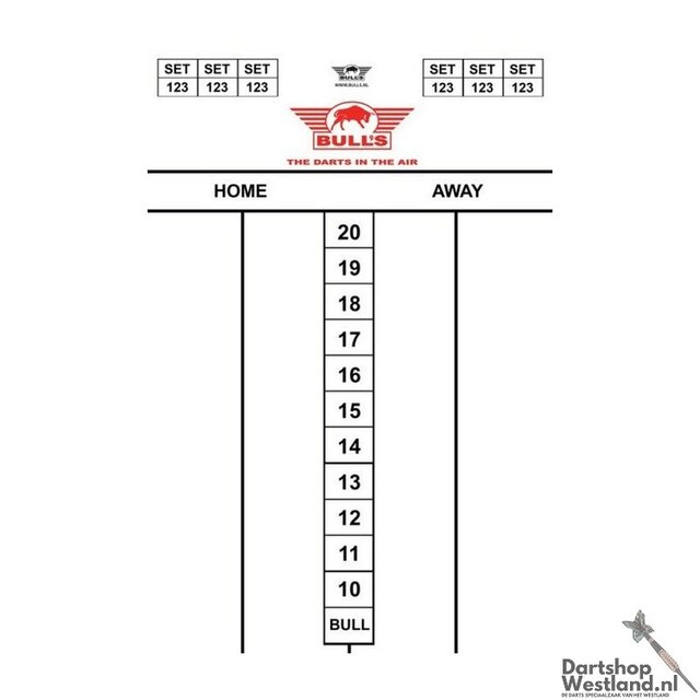 Darttel Flex 45x30cm Tactics