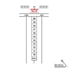 Darttel Flex 60x30cm Tactics