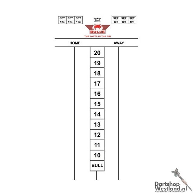 Darttel Flex 60x30cm Tactics