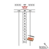 Scoreset Darttel Flex 60x30cm