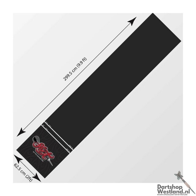 Rubber Dart Mat 300x62 cm