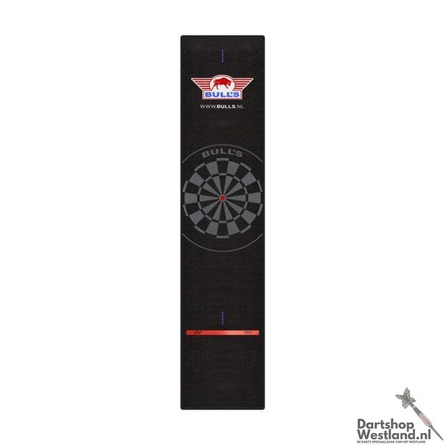 Carpet Dart Mat Black-Red + Oche 300x65cm