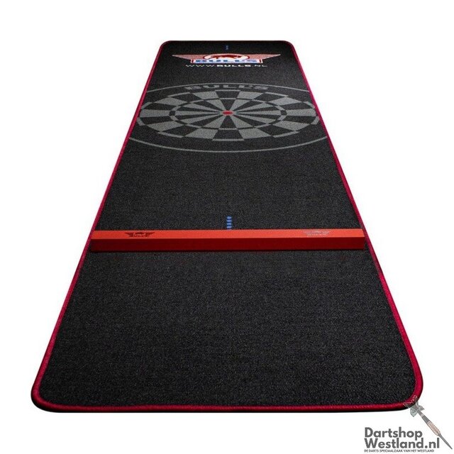 Carpet Dart Mat Black-Red + Oche 300x65cm