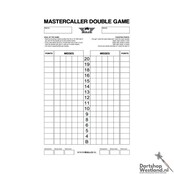 Mastercaller Double Game Scoreboard Flex 45x30