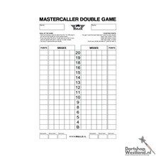 Mastercaller Double Game Scoreboard Flex 45x30