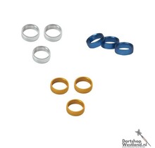 Slot Lock Rings 2mm 3pcs Gold