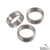Slot Lock Titanium 2mm Rings Silver