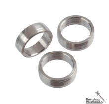 Slot Lock Titanium 2mm Rings Silver