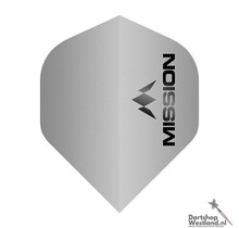 Mission Logo Matt Grey No.2 100 micron