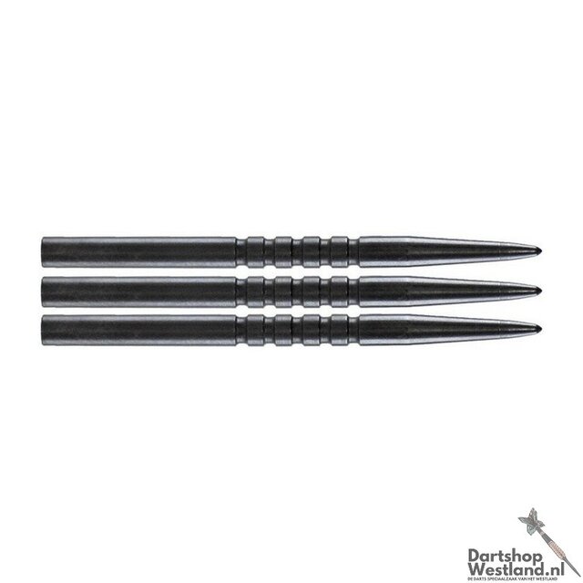 Steel Ringed Grip Dart Points Black 32 mm
