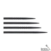 Steel Ringed Grip Dart Points Black 32 mm