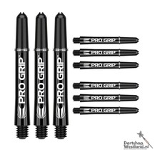 Pro Grip 3 sets Shafts - Black