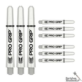 Pro Grip 3 sets Shafts - White