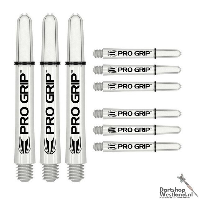 Pro Grip 3 sets Shafts - White