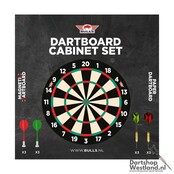 Magnetic Paper Dartboard Cabinet Set