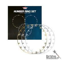 Metal Number Ring - 3 kleuren