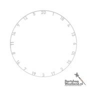 Metal Number Ring - 3 kleuren