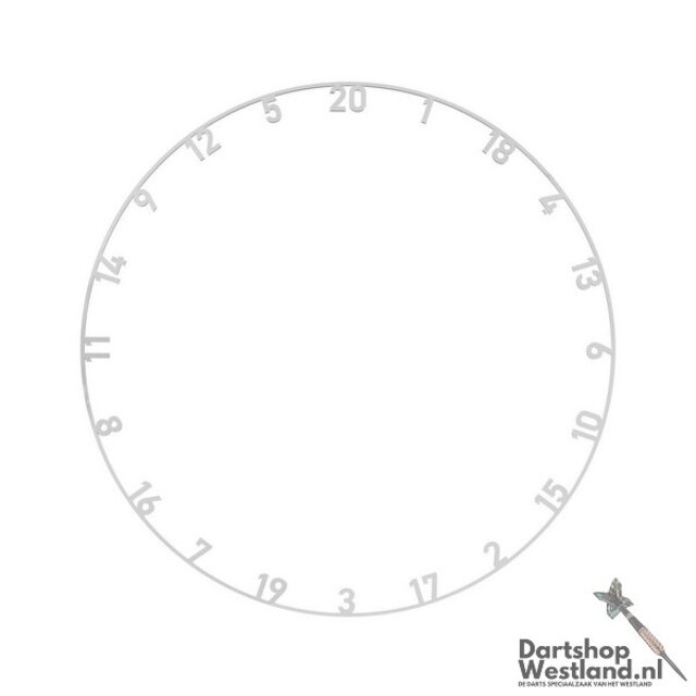 Metal Number Ring - 3 kleuren