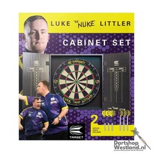 Luke Littler Dart Board Cabinet Set