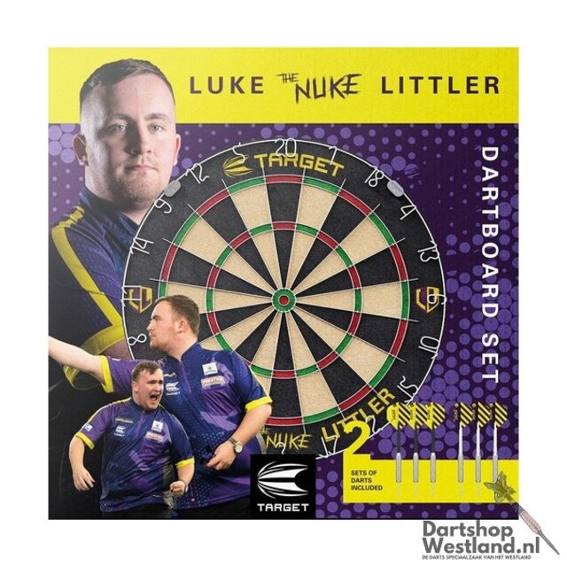 Luke Littler Dart Board Set