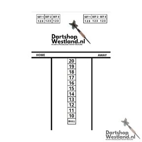 Schrijfbord 45x30 - Budget