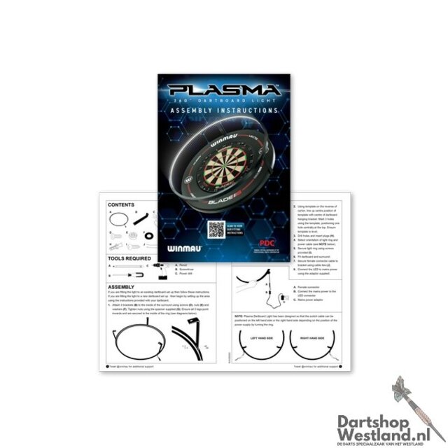 Plasma Ice 360 Dartboard Light