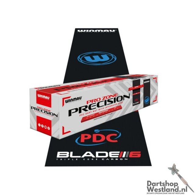 Pro Zone Precision PVC Dart Mat & Integrated Oche