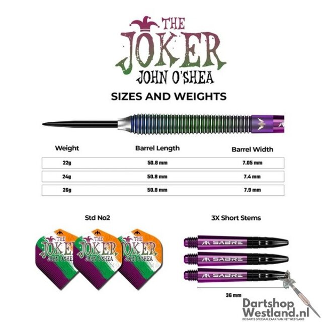 Mission John O'Shea Darts 95%