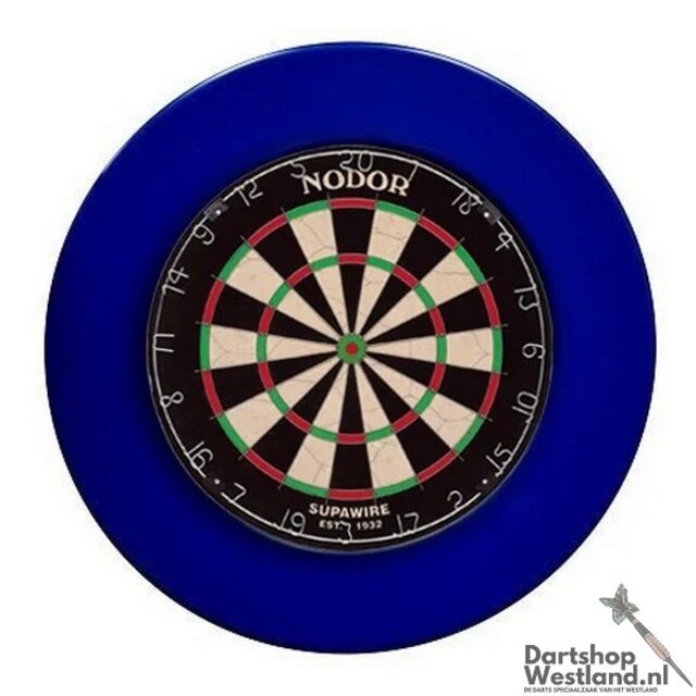 Dartboard surround PU BLAUW
