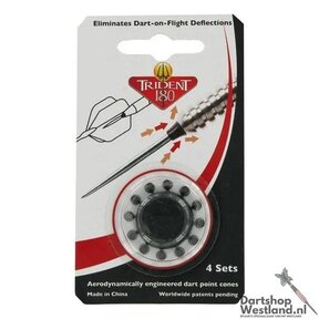 Trident 180 Nose Cones Black
