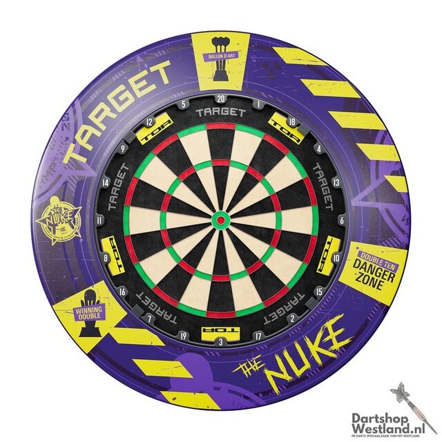 Luke Littler World Champion Surround Dartboard Set