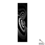 Illusion Carpet Dartmat Black and White 241x55cm