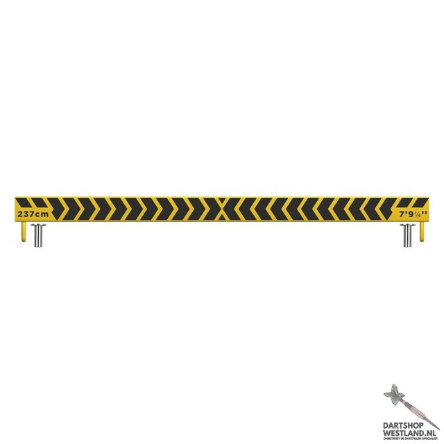 Yellow Steel Oche Printed incl.2 alum.bus