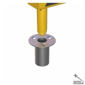 Yellow Steel Oche Printed incl.2 alum.bus