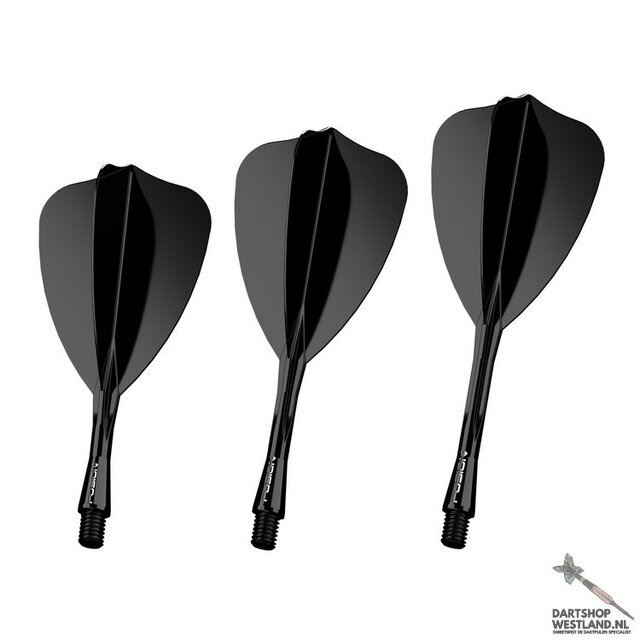 Fusion Arrow - Black - Flight & Shaft Combo