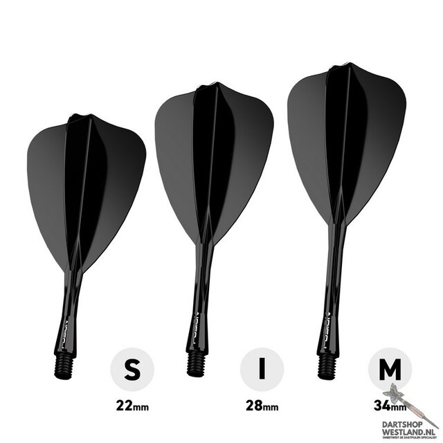 Fusion Arrow - Black - Flight & Shaft Combo