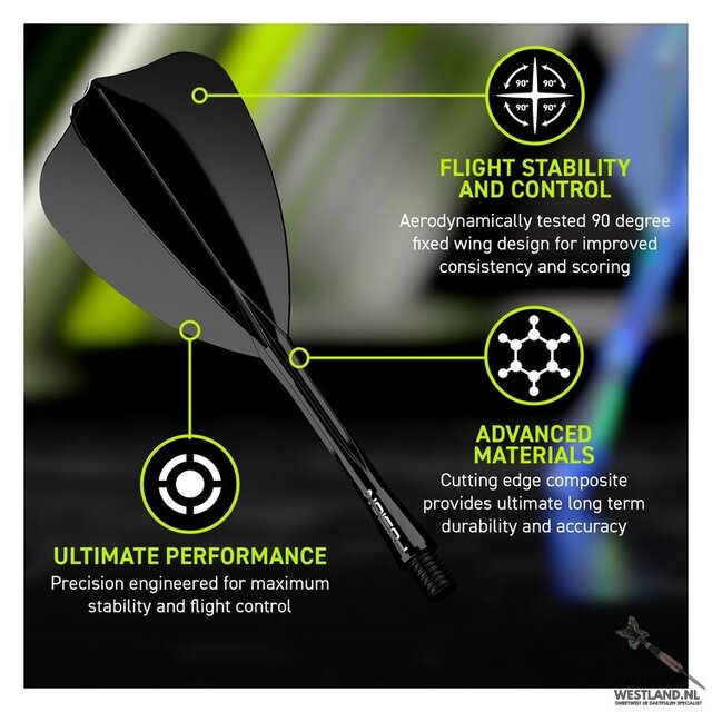 Fusion Arrow - Black - Flight & Shaft Combo
