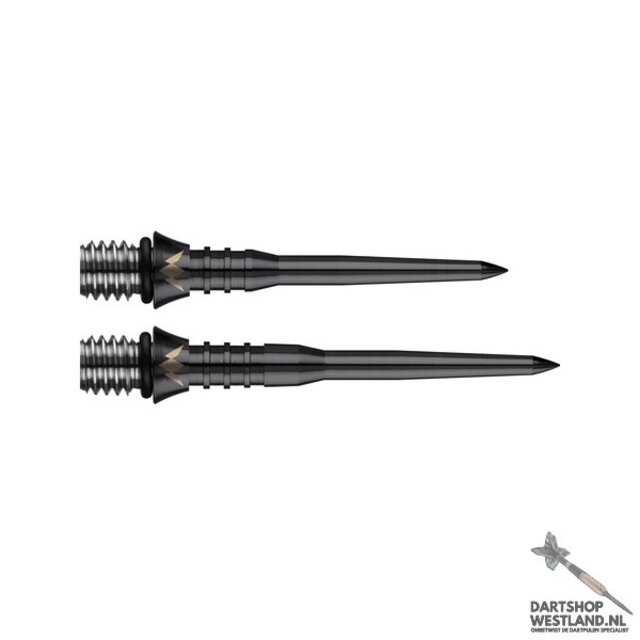 Titan Pro Titanium Conversion Points Grooved Black 30 mm