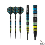 Dragonfly 95 Black - Tapered 95% - Dartpijlen